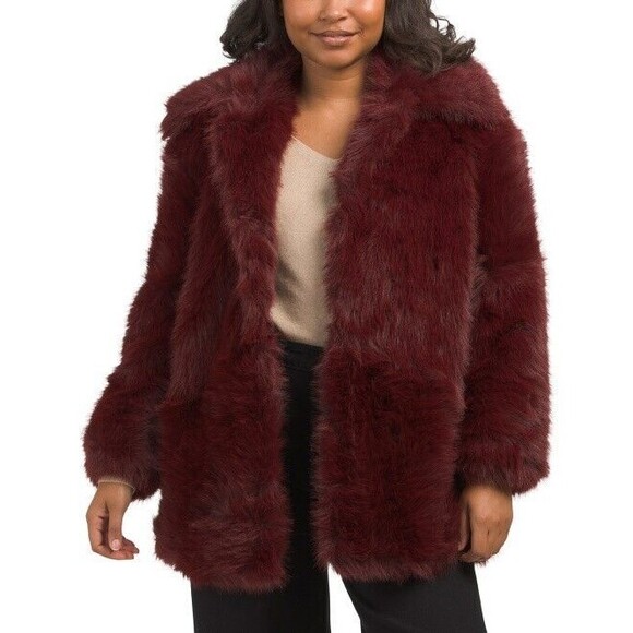 NWT Sz S Band of the Free Faux Fur Jacket - Picture 1 of 6